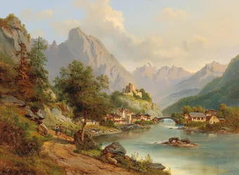 View of Landeck, Pustertal